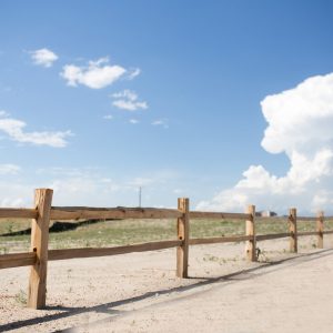 2-Rail Split Rail Fence