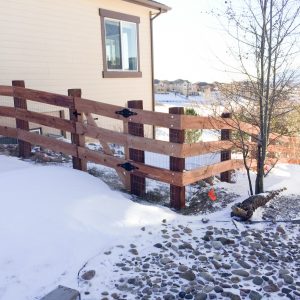 3-Rail Ranch Fence